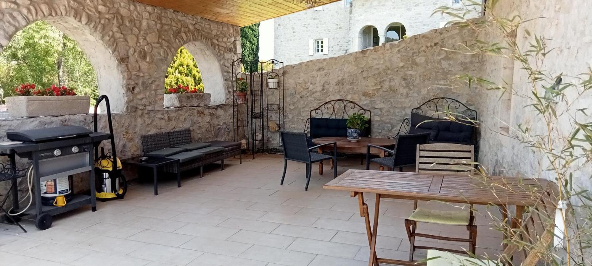 La Dame Blanche Bed and Breakfast Saint-Maurice-dʼIbie Exteriör bild