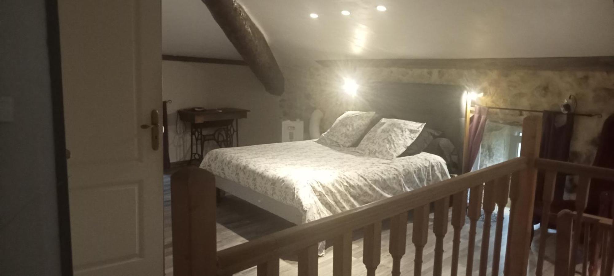 La Dame Blanche Bed and Breakfast Saint-Maurice-dʼIbie Exteriör bild